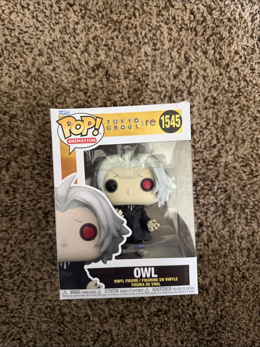 Funko Pop! OWL Vinyl Figure - White Hair & Red Eye